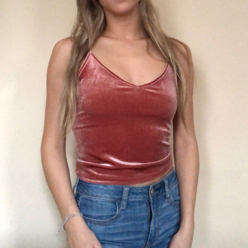 Velvet tank top